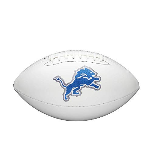 Wilson NFL Live Team Autograph Football, Detroit Lions