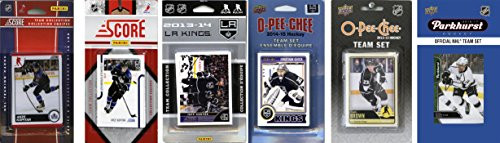 C and I Collectables NHL Los Angeles Kings Men's 6 Different Licensed Trading Card Team Sets, White