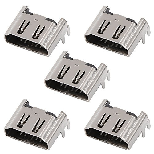 Eboxer 5Pcs Replacement HDMI Port Socket Interface Connector for Sony Playstation 4 PS4 Console