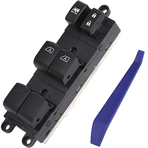 Obaee Master Power Window Switch Front Left Driver Side Compatible with Nissan Pathfinder 2007 2008 2009 2010 2011 2012 Replaces 25401-ZL10A 25401-ZL10B 25401-ZL10C