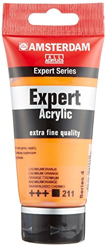 Amsterdam Expert Series Acrylic Tube 75ML CADMIUM ORANGE (211) Series 4