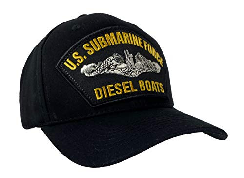 Diesel Boat Hat U.S. Navy Submarine Force -Black Classic Ball Cap-