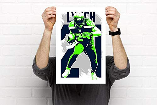 Marshawn Lynch Poster - Marshawn Lynch Artwork - Marshawn Lynch Print - American Football Art Print Marshawn Lynch Poster - Marshawn Lynch Artwork - Marshawn Lynch Print - American Football Art Print