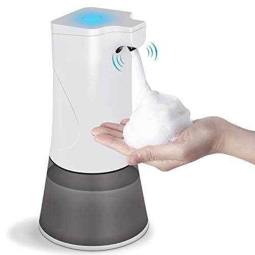 Automatic Foaming Soap Dispenser, Touchless Foaming Soap Dispenser USB Charging Waterproof Infrared Motion Sensor, Volume Control, Table/Wall Mounted Foam Hand Sanitizer Dispenser for Kitchen Bathroom