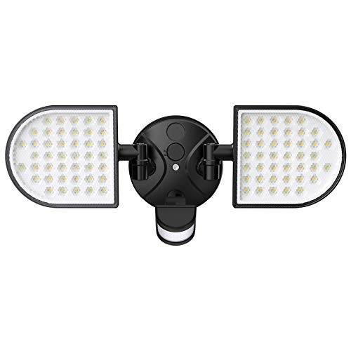 iMaihom 50W LED Security Lights Motion Sensor Light Outdoor, 4500lm Adjustable Dual Head Flood Light Fixture, IP65 Waterproof Exterior Light, 6000K Daylight White Wall Light for Doorway, Garage iMaihom 50W LED Security Lights Motion Sensor Light Outdoor, 4500lm Adjustable Dual Head Flood Light Fixture, IP65 Waterproof Exterior Light, 6000K Daylight White Wall Light for Doorway, Garage