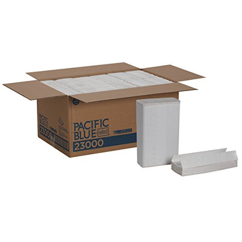 Pacific Blue Select Premium 2-Ply C-Fold Paper Towels by GP PRO -Georgia-Pacific-, White, 23000, 120 Towels Per Pack, 12 Packs Per Case Pacific Blue Select Premium 2-Ply C-Fold Paper Towels by GP PRO -Georgia-Pacific-, White, 23000, 120 Towels Per Pack, 12 Packs Per Case