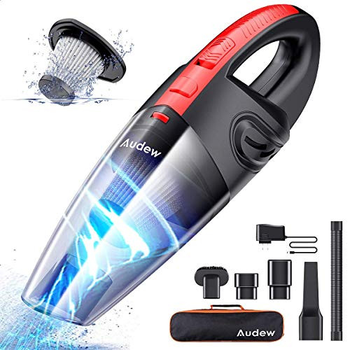 Audew Cordless Handheld Vacuum, Upgraded Hand Vacuum Cordless Rechargeable Pet Hair Vacuum, Car Vacuum Cleaner for Home and Car Cleaning -Renewed- Audew Cordless Handheld Vacuum, Upgraded Hand Vacuum Cordless Rechargeable Pet Hair Vacuum, Car Vacuum Cleaner for Home and Car Cleaning -Renewed-