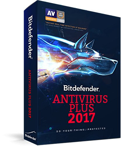 Bitdefender Antivirus Plus 2017 3 Devices 1 Year PC -3-Users-