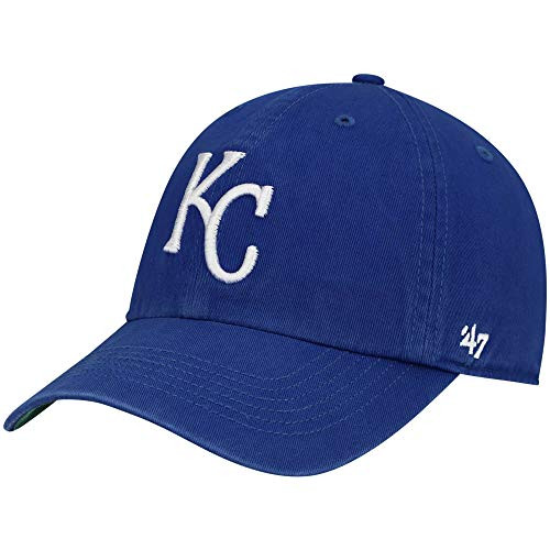47 MLB Team Color Alternate Franchise Fitted Hat, Unisex Adult -Kansas City Royals Blue, Medium-