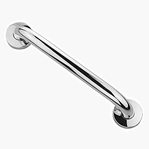 LXVY Stainless Steel Bath Grab Bar, Anti-Slip Shower Handrails Toilet Grab Handle Towel Holder Safety Support Rail for Disabled Elderly,30cm