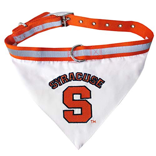 Pets First Collegiate Pet Accessories, Collar Bandana, Syracuse Orange, Large