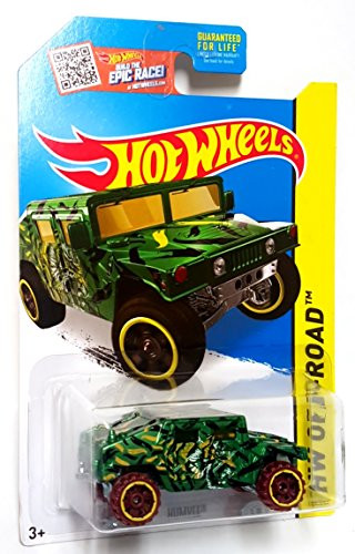 Hot Wheels, 2015 HW Off-Road, Humvee [Green Camoflage] Die-Cast Vehicle #105/250