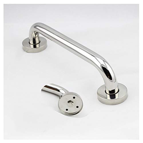 LGLFDJ Bathroom Safety Handrail Support, Bathroom Grab Bar, 12Inch Safety Wall-Mounted Support Rails, 304 Stainless Steel Shower Armrests, Disabled Elderly Children's Non-Slip Armrests -Size - 40cm-