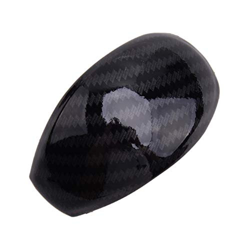 YXNVK Gear Lever Shift Knob Cover Trim Cap Car ABS Carbon Fiber Style Black,Fit for Nissan Murano 2015 2016 2017 2018 2019