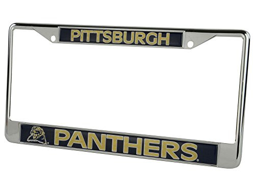 NCAA Pittsburgh Panthers Chrome License Plate Frame