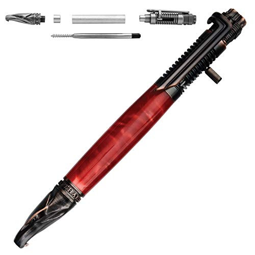 Penn State Industries PKMOTORB Motorcycle Kickstart Action Ballpoint Pen Kit Woodturning Project -1pack in Oil Rubbed Bronze-