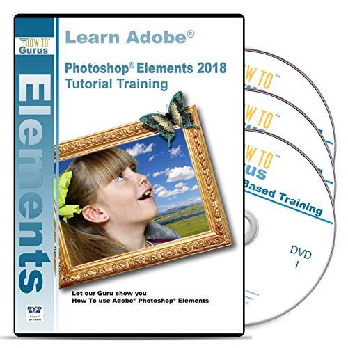 Adobe Photoshop Elements Tutorial Training for version 2018 3 DVDs 16 Hours 243 Videos Adobe Photoshop Elements Tutorial Training for version 2018 3 DVDs 16 Hours 243 Videos