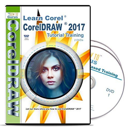 Corel CorelDRAW 2017 Training on 2 DVDs 182 Videos 11 Hours Computer Software Tutorial