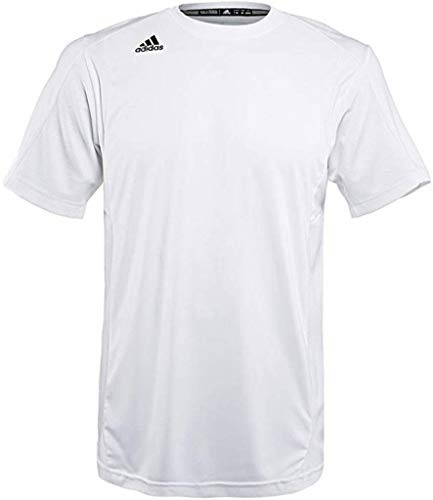 adidas Men's Climalite Utility Short Sleeve Shirt -White, X-Large-