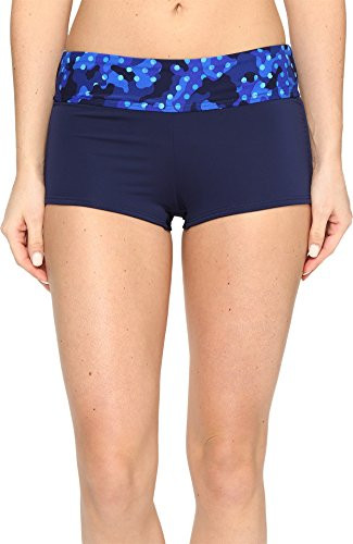 TYR Womens Cadet Della Boyshort, 472 Royal Navy, X-Large