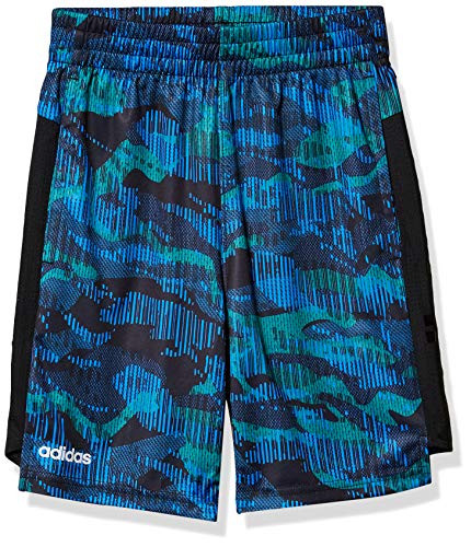 adidas Boys' Little Active Sports Athletic Mesh Short, Core Camo Team Royal Blue, 6