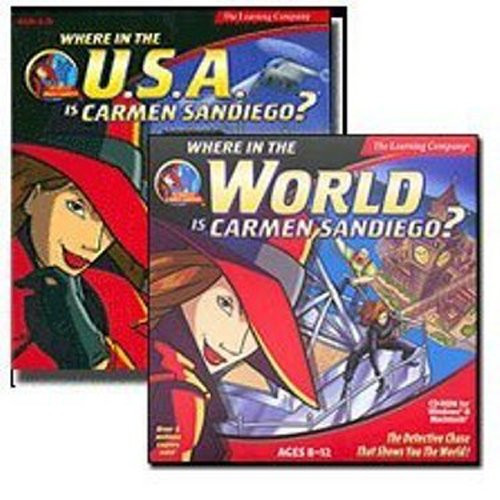 Where in the World  and  USA is Carmen SanDiego?