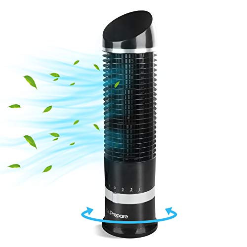 DR.PREPARE Oscillating Tower Fan, Desk Table Fan with 3 Speeds, Quiet Cooling, 60 Oscillation, 16 Inch Personal Small Bladeless Fan Cooling Fan for Bedroom Home Office Desktop DR.PREPARE Oscillating Tower Fan, Desk Table Fan with 3 Speeds, Quiet Cooling, 60 Oscillation, 16 Inch Personal Small Bladeless Fan Cooling Fan for Bedroom Home Office Desktop