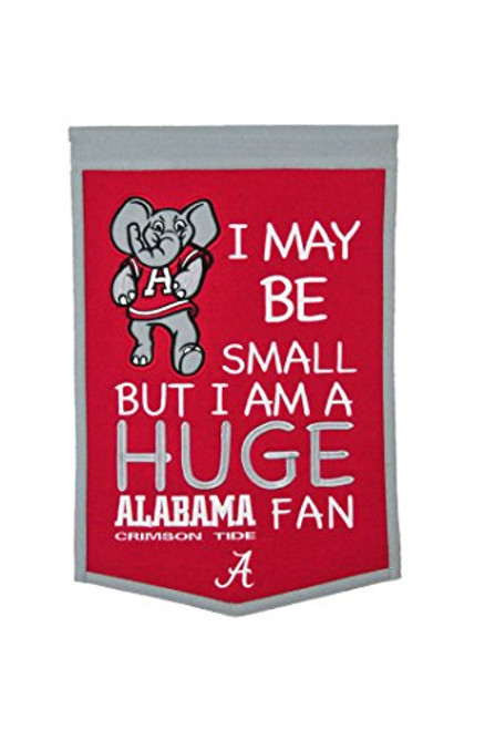 NCAA Alabama Crimson Tide Lil Fan Banner NCAA Alabama Crimson Tide Lil Fan Banner