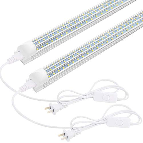 LED Shop Light 2ft, 24W 2680LM 5000K T8 LED Light Fixture Ceiling and Utility Shop Light for Workbench Room Garage Warehouse, Plug and Play -2 Pack- LED Shop Light 2ft, 24W 2680LM 5000K T8 LED Light Fixture Ceiling and Utility Shop Light for Workbench Room Garage Warehouse, Plug and Play -2 Pack-