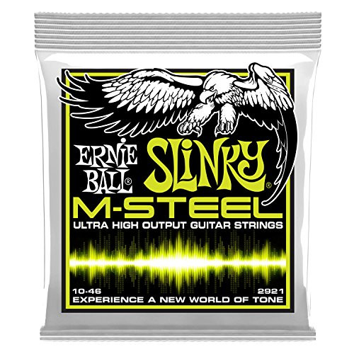 Ernie Ball M Steel Regular Slinky Electric Guitar Strings 10-46 Ernie Ball M Steel Regular Slinky Electric Guitar Strings 10-46