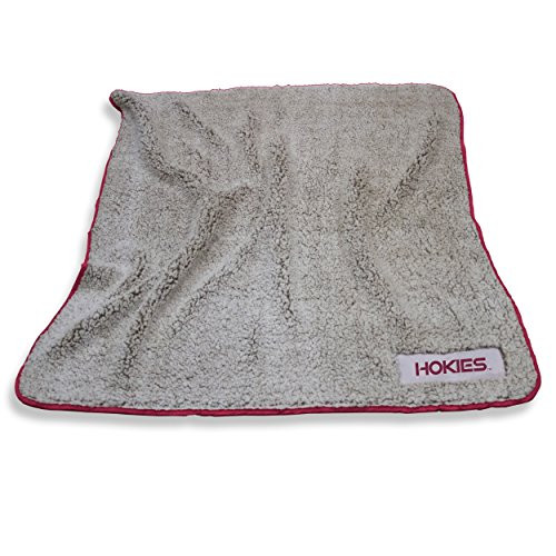 NCAA Logo Brands Virginia Tech Hokies Frosty Fleece Blanket, Team Color NCAA Logo Brands Virginia Tech Hokies Frosty Fleece Blanket, Team Color