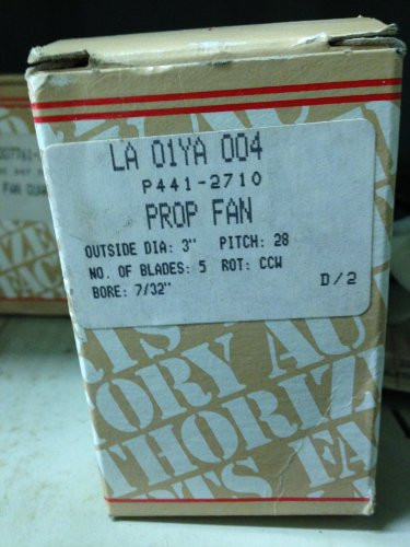 Bryant/Carrier LA01YA004 INDUCER COOLING/FAN BLADE