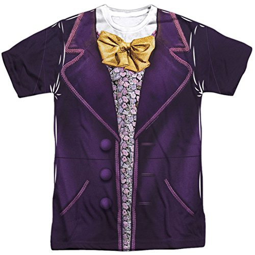 Trevco Willy Wonka and The Chocolate Factory Wonka Costume Adult T-Shirt Small Trevco Willy Wonka and The Chocolate Factory Wonka Costume Adult T-Shirt Small