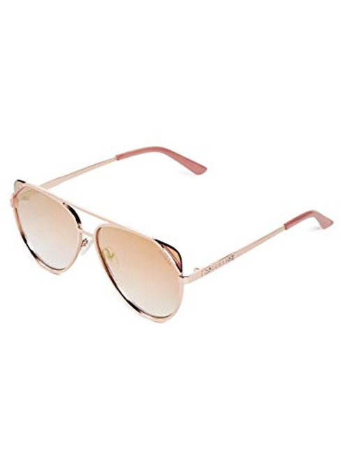 GUESS Factory Women's Flat-Front Aviator Sunglasses