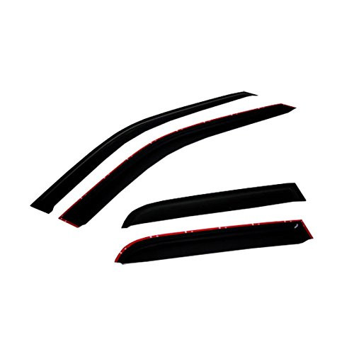 Gldifa Wind Deflector fit 1997-2013 Ford Expedition Smoke Sun/Rain Guard Window Visors