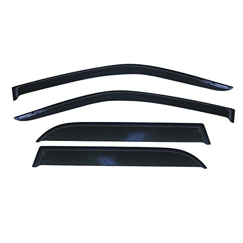 Gldifa Wind Deflector fit 2001-2007 Ford Escape Smoke Sun/Rain Guard Window Visors