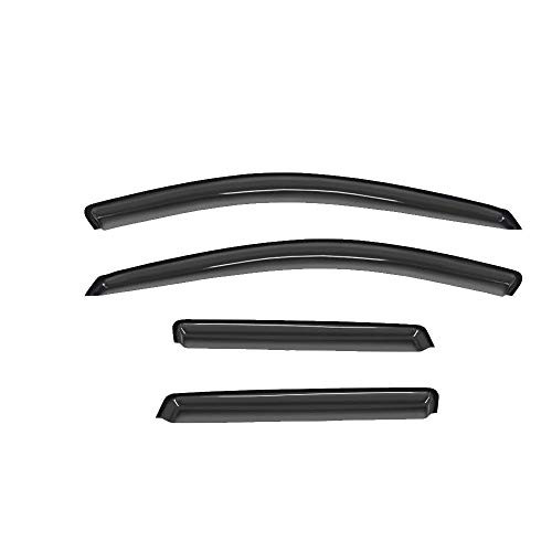 Gldifa Smoke Sun/Rain Guard Window Visors Compatible with 2003-2008 Nissan Murano Wind Deflector 4pcs