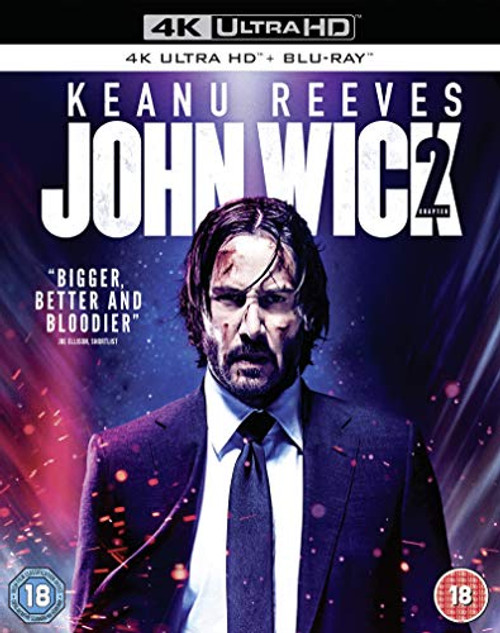 John Wick- Chapter 2 -4k Ultra HD plus Blu-ray plus Digital Download- -2017- -Region Free- John Wick- Chapter 2 -4k Ultra HD plus Blu-ray plus Digital Download- -2017- -Region Free-