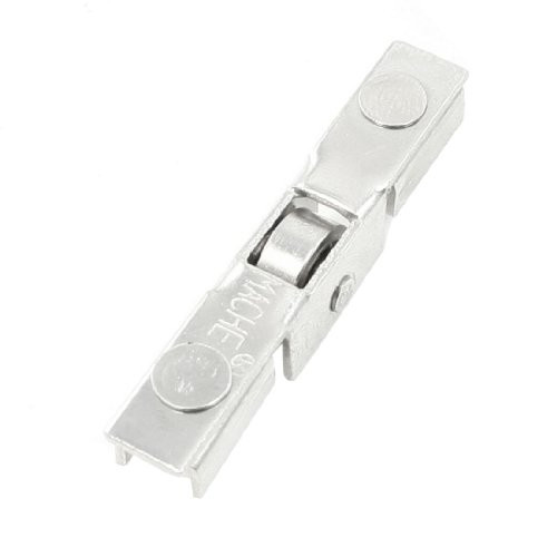Silver Tone Metal Doors Window Single Axle Sliding Roller Pulley Wheel