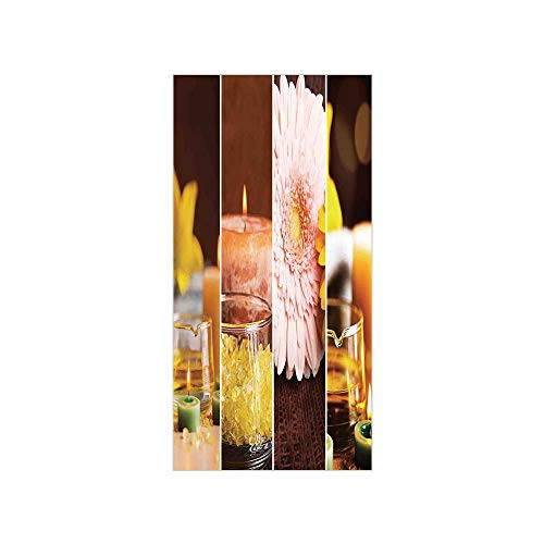 3D Decorative Film Privacy Window Film No Glue,Exotic,Aromatic Collage with Gerbera and Candles Exotic Asian Body Therapy and Treatment,Orange Brown,for Home and Office 3D Decorative Film Privacy Window Film No Glue,Exotic,Aromatic Collage with Gerbera and Candles Exotic Asian Body Therapy and Treatment,Orange Brown,for Home and Office