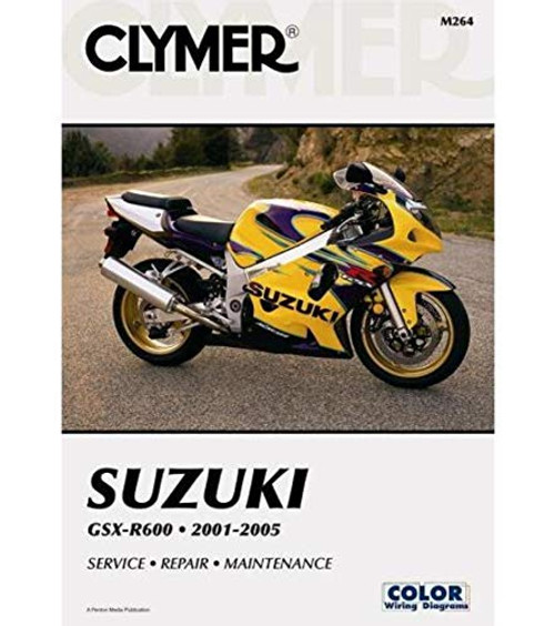 Clymer Repair Manual for Suzuki GSX-R600 GSXR-600 01-05 Clymer Repair Manual for Suzuki GSX-R600 GSXR-600 01-05