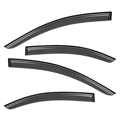 Gldifa Window Visor Sun Rain Guards fit 2012-2020 Sonic Sedan Vent Visor Smoke 4p