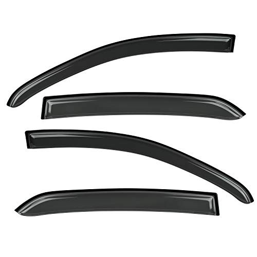Gldifa Window Visor Sun Rain Guards Smoke fit 2014-2019 Encore Vent Visor 4pc