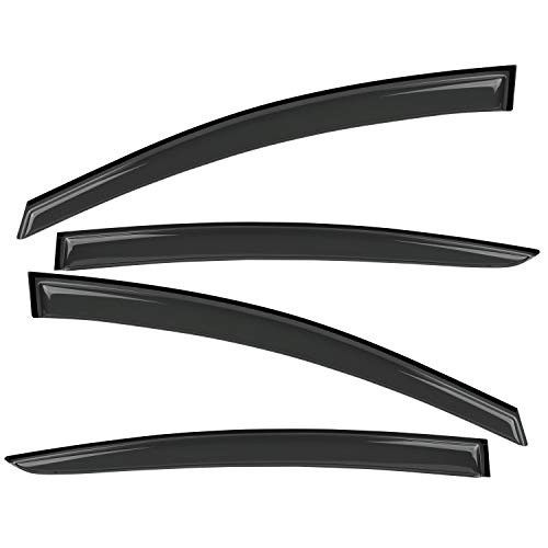 Gldifa Window Visor Guards Smoke fit 2016-2020 Cruze Hatchback Sedan Vent Visor 4pc