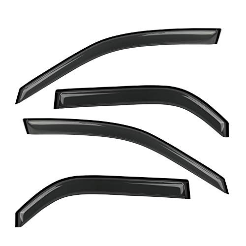 Gldifa Window Visor Sun Rain Guards Smoke fit 2001-2006 MDX Vent Visor 4pc