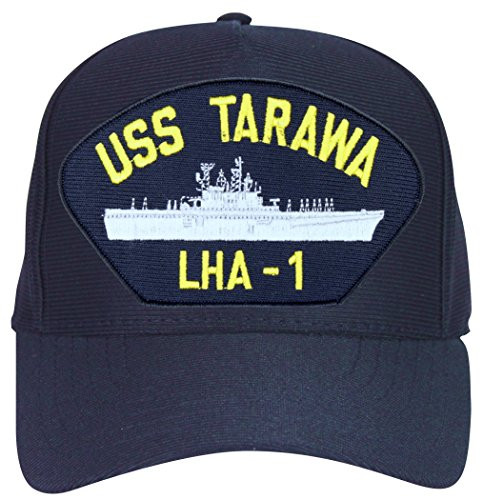 USS Tarawa LHA-1 Ships Ball Cap Navy Blue
