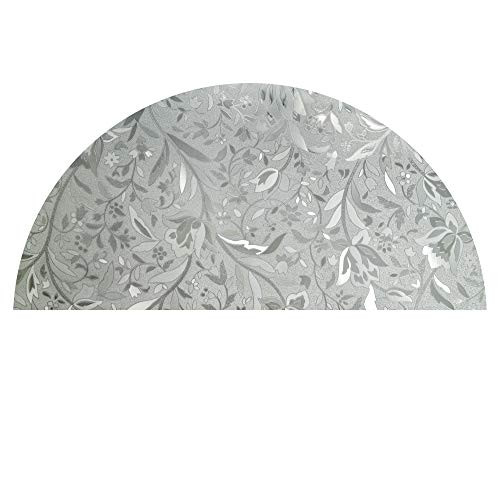 AUTOTECH PARK Precut Custom Arched Window Film, Floral Series 5 Design, up to 34 inches Diameter and 20 inches Height
