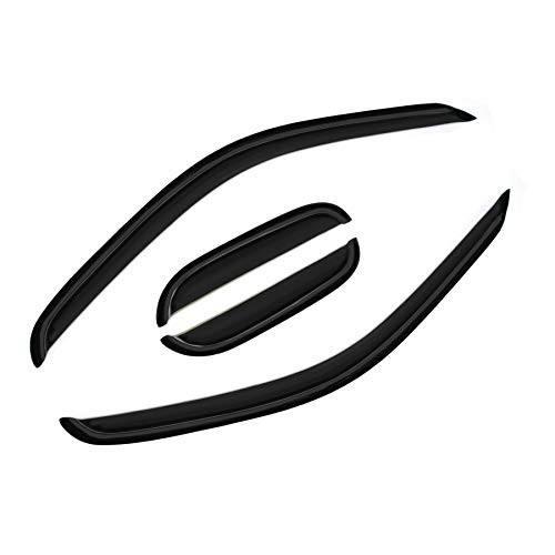 Gldifa Sun/Rain Guard Wind Deflector fit 1995-2004 Toyota Tacoma Access/Extended Cab Window Visor 4pcs
