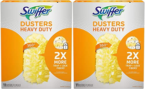 Swiffer 360 Dusters, Heavy Duty Refills, 11 Count - 2 Pack