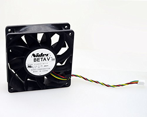 Nidec 120x120x38mm Super Extreme High Speed PWM Fan 250 CFM Air Flow DC 12V 3.3A